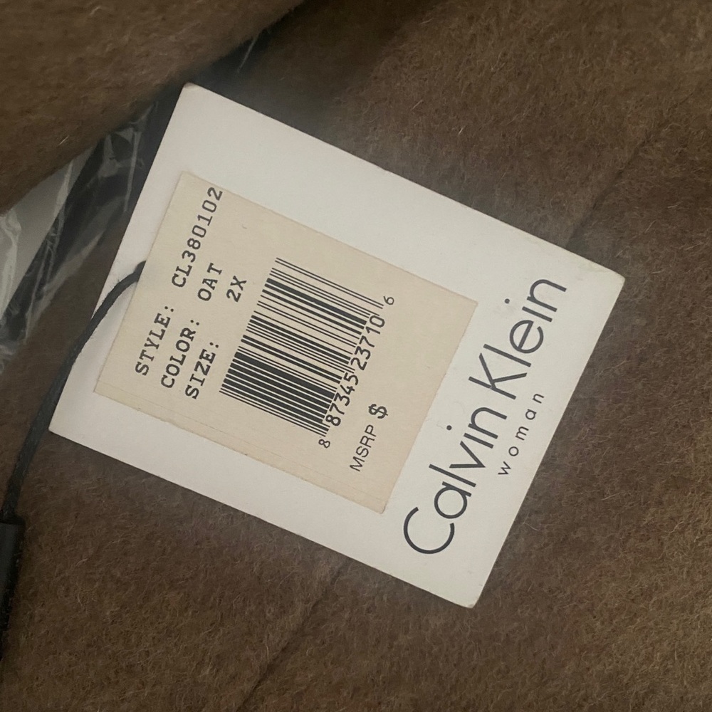 Calvin Klein Wool Blend PeaCoat 2X - Picture 9 of 9